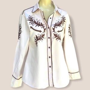 Panhandle Slim Western Embroidered  Pearl …
